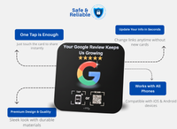 G-ReviewBoost Square Plate