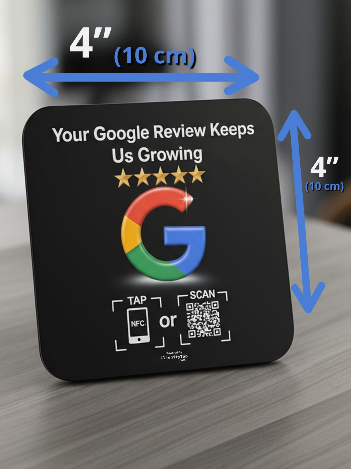 G-ReviewBoost Square Plate