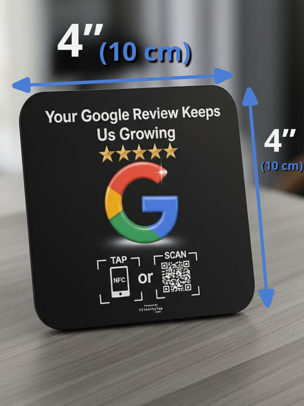 G-ReviewBoost Square Plate